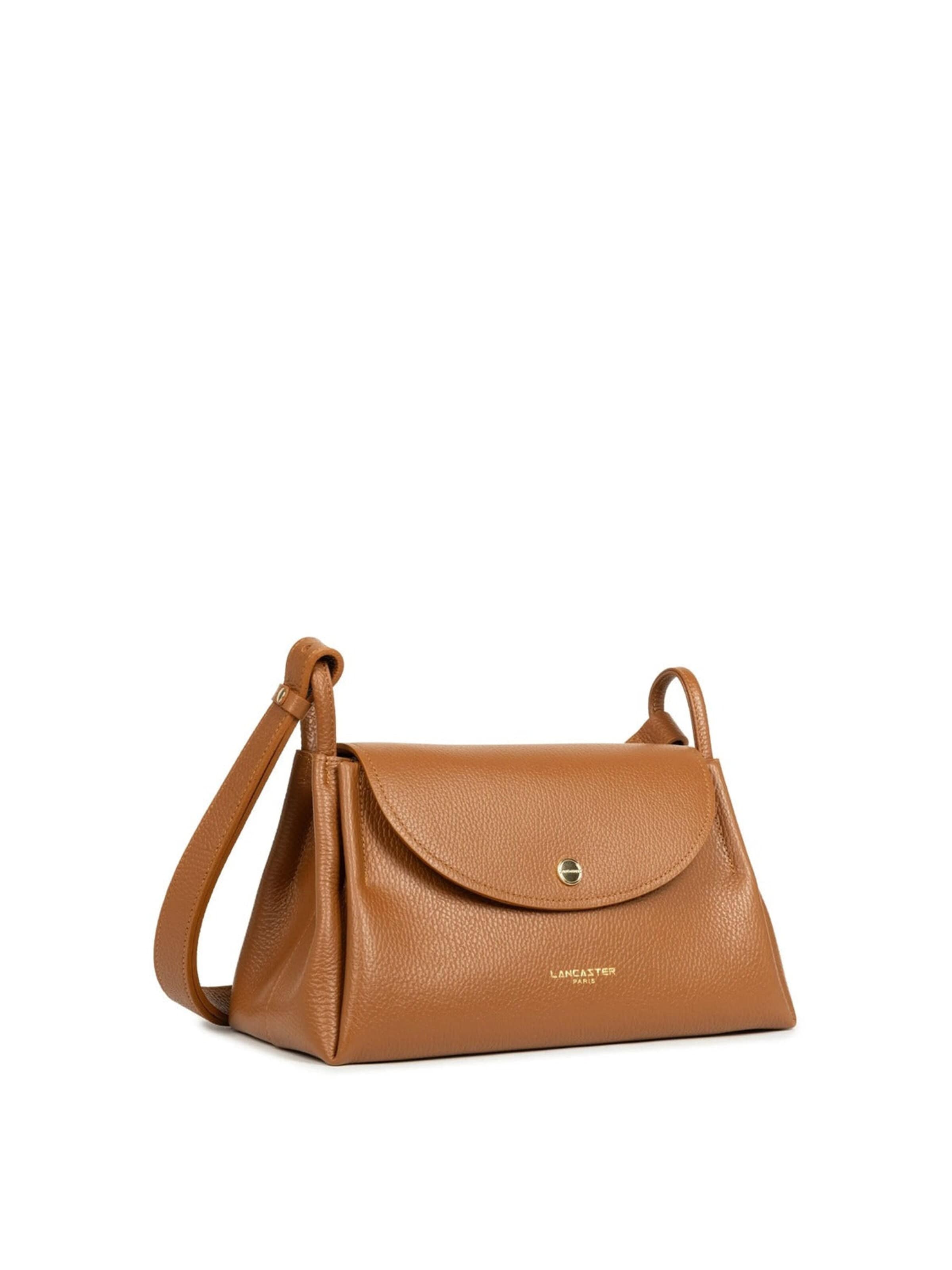 LANCASTER Paris - Bolso de mano 'Accordéon Double' en marrón