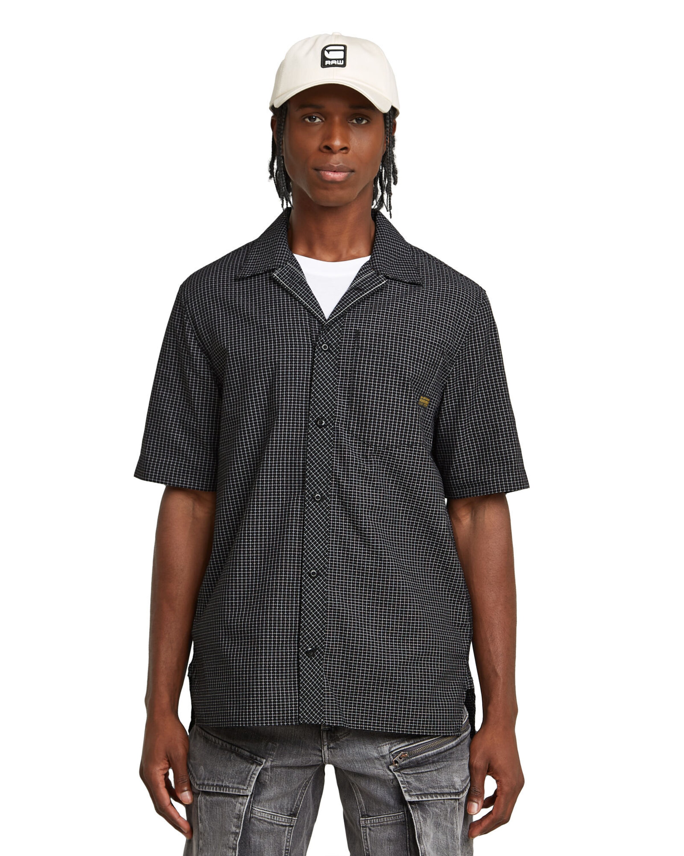 Coupe regular Chemise G-STAR en noir : devant