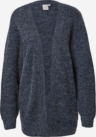 ICHI Knit Cardigan 'NOVO' in Blue: front