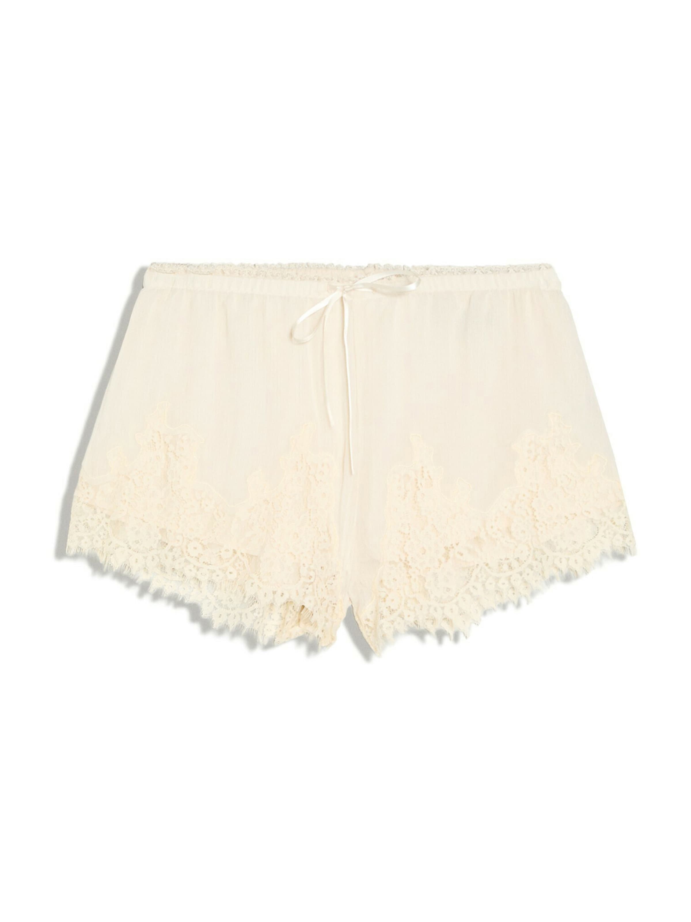 Bershka Loosefit Byxa i beige: framsida