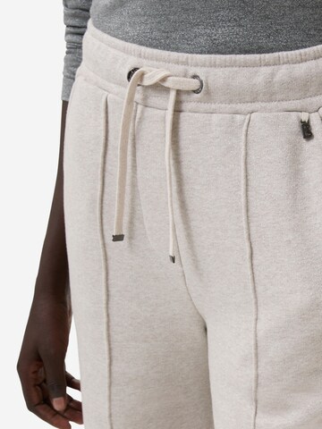 BOGNER Wide leg Trousers with creases 'Toto' in Beige