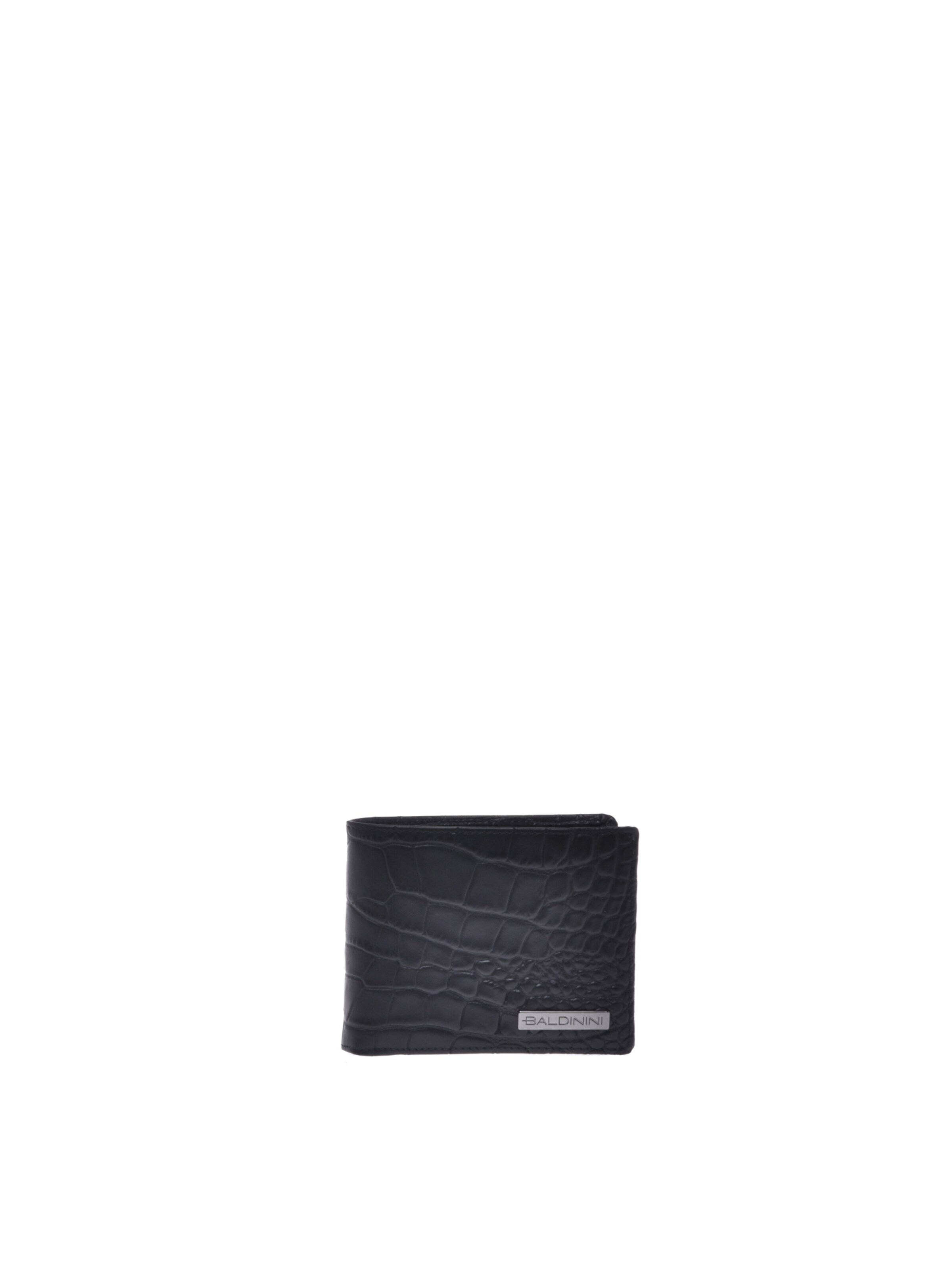 BALDININI Wallet in Black: front