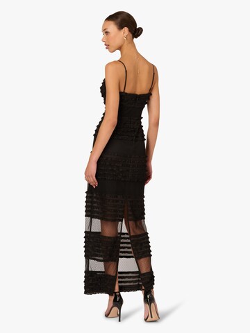 Adrianna Papell Evening dress 'Ruffle Knit Long Dress' in Black