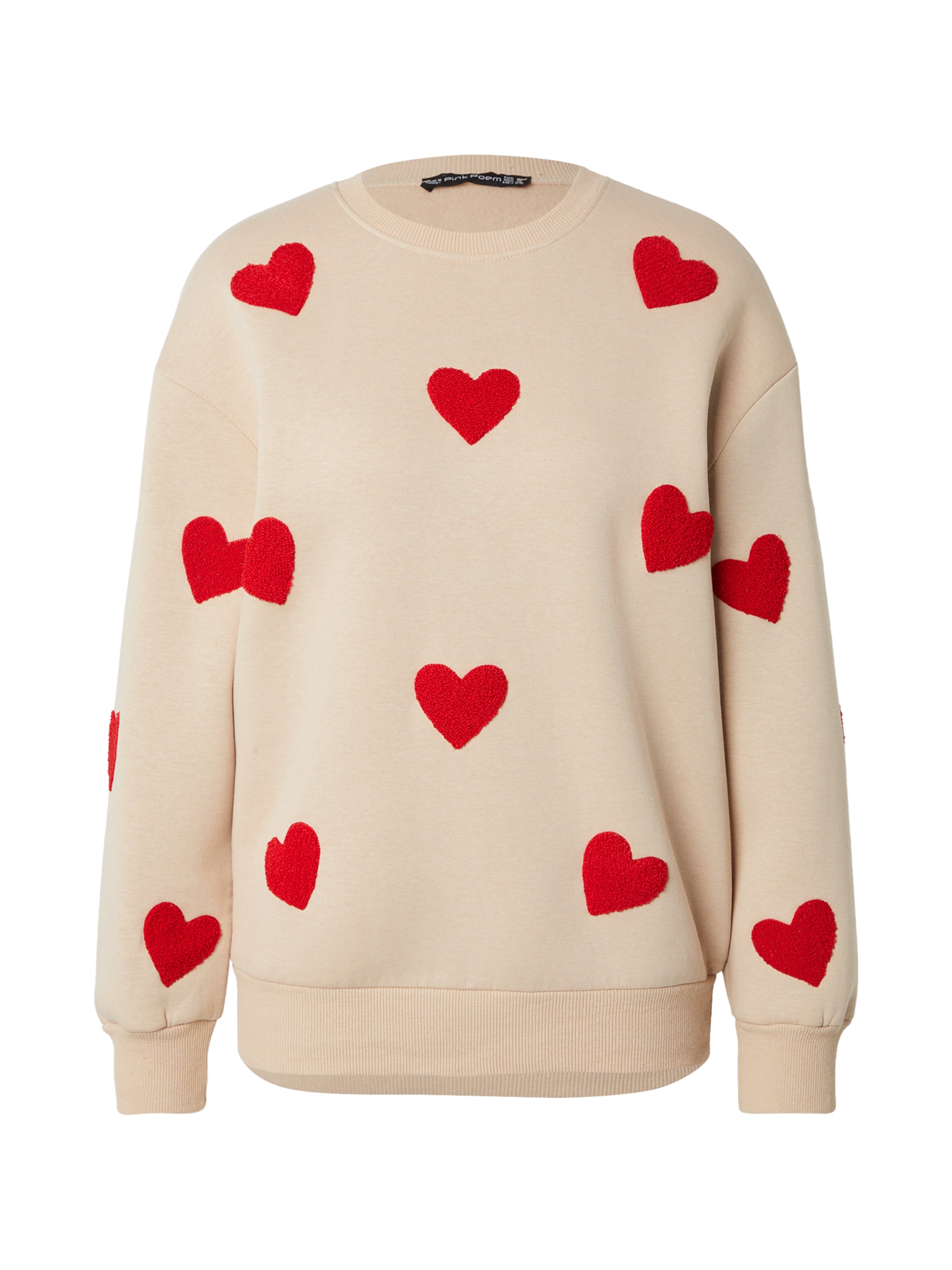 Sweat-shirt Happiness İstanbul en beige : devant