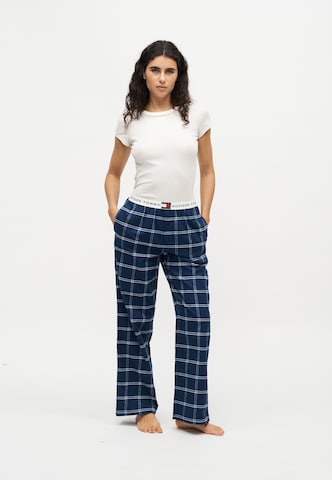 TOMMY HILFIGER Regular Pyjamasbyxa 'Heritage' i blå: framsida