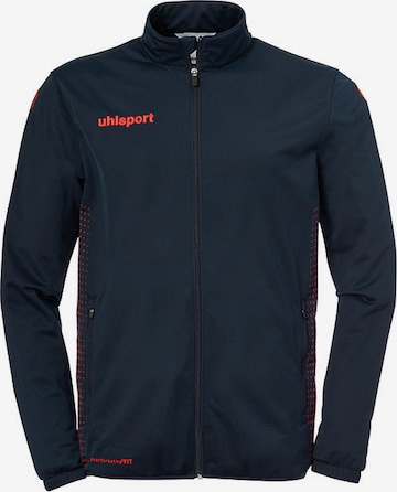 UHLSPORT Athletic Jacket in Blue: front