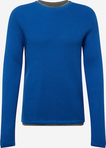 Pull-over QS en bleu : devant