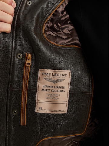 PME Legend - Chaqueta de entretiempo 'Iconic Hudson leather jacket' en marrón