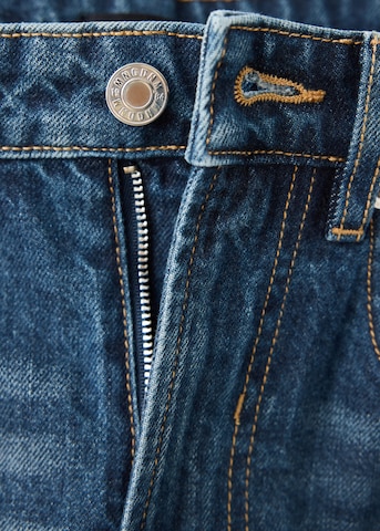 Regular Pantaloni cu cute 'MARCELA' de la MANGO pe albastru