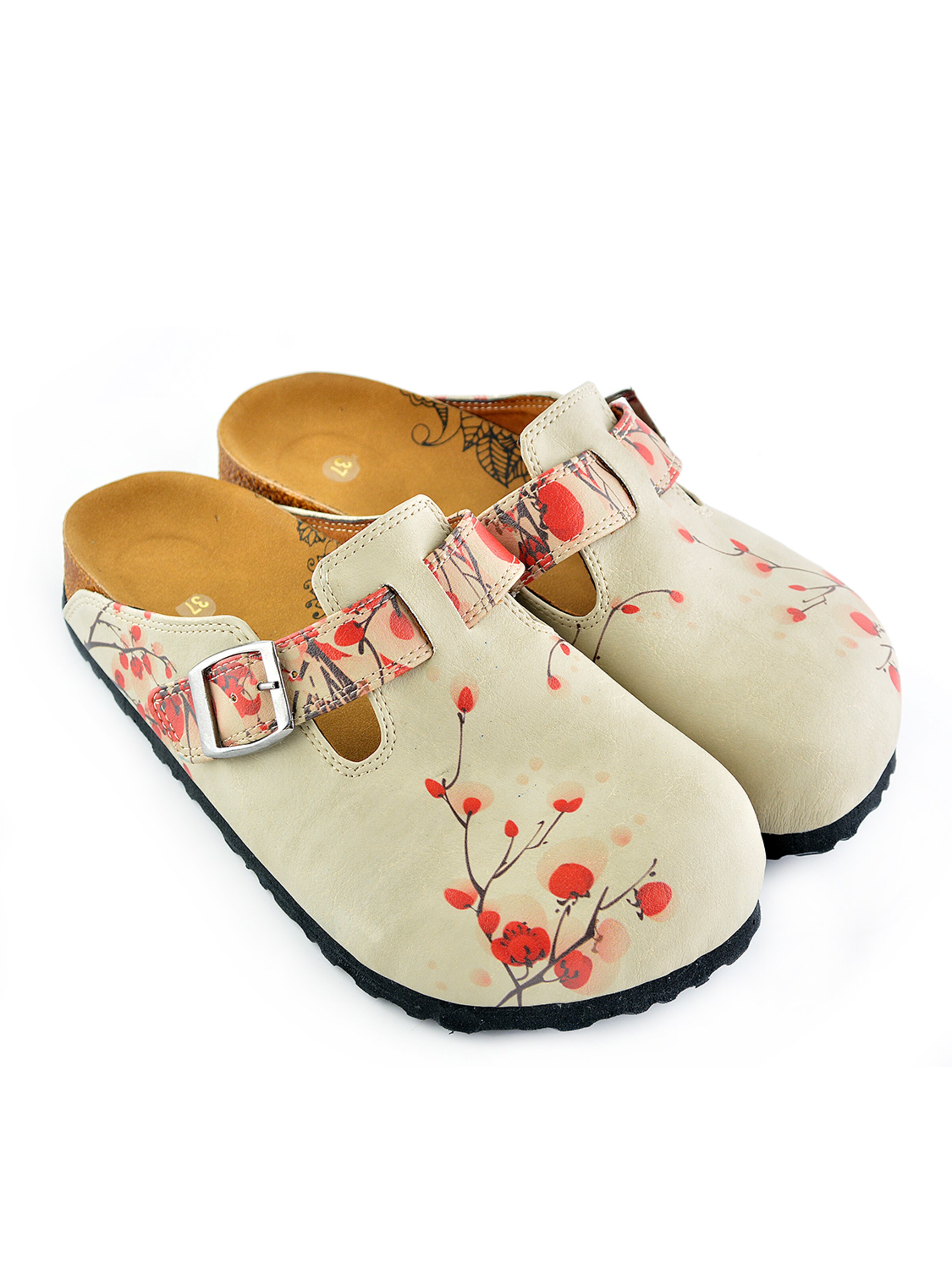 Goby Clogs 'Calceo' in White
