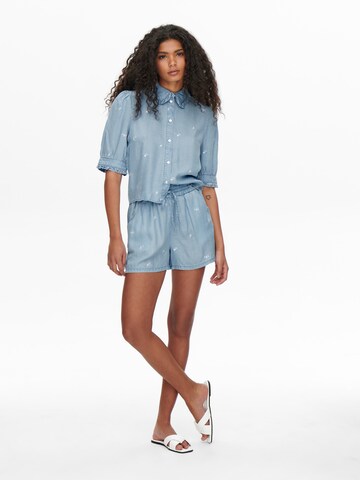 ONLY Bluse 'CANDICE' in Blau