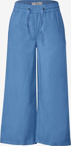 Wide Leg Pantalon CECIL en bleu : devant