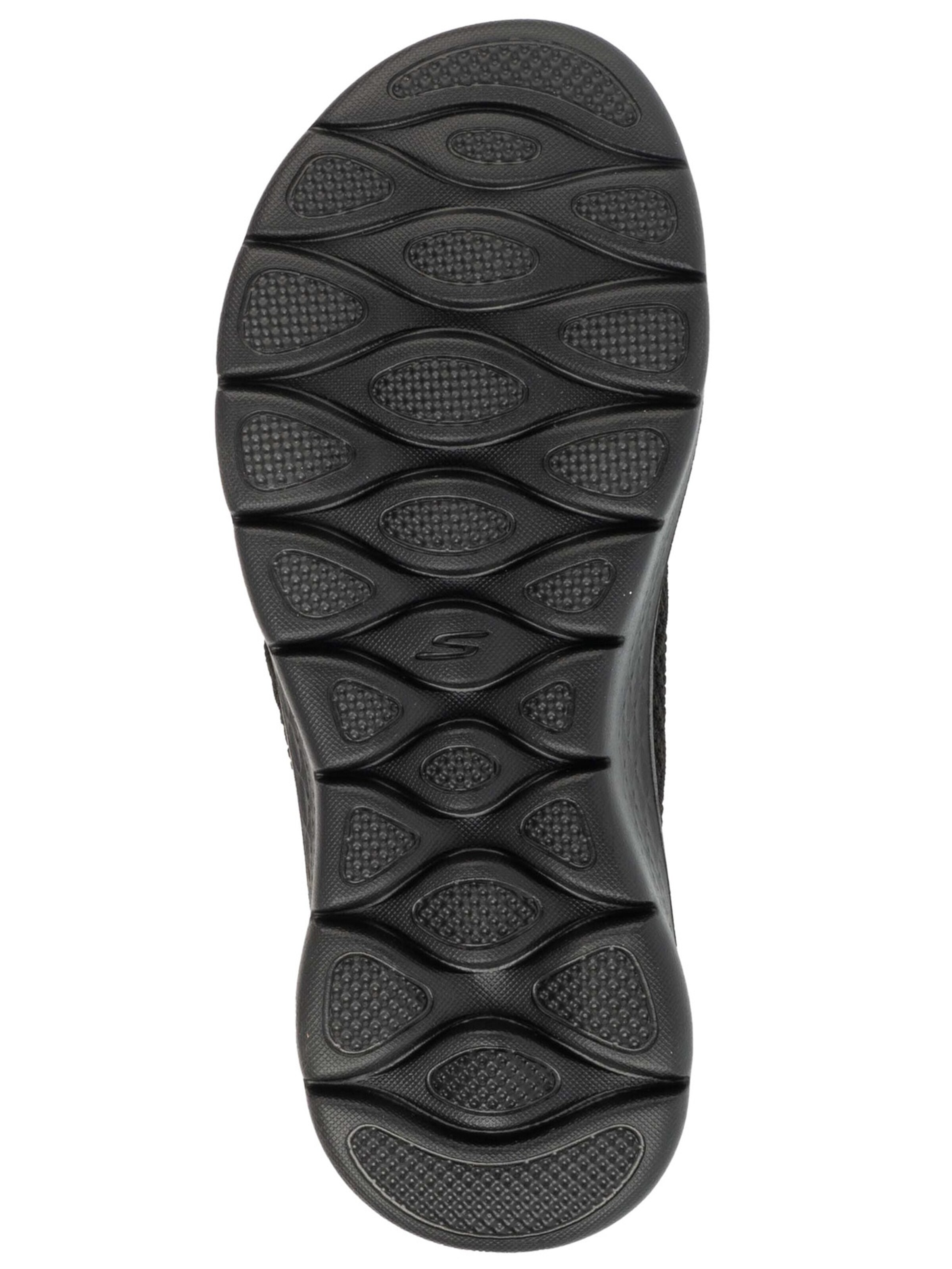 SKECHERS T-bar sandals 'Skechers Go Walk Flex Sandal - Holly' in Black