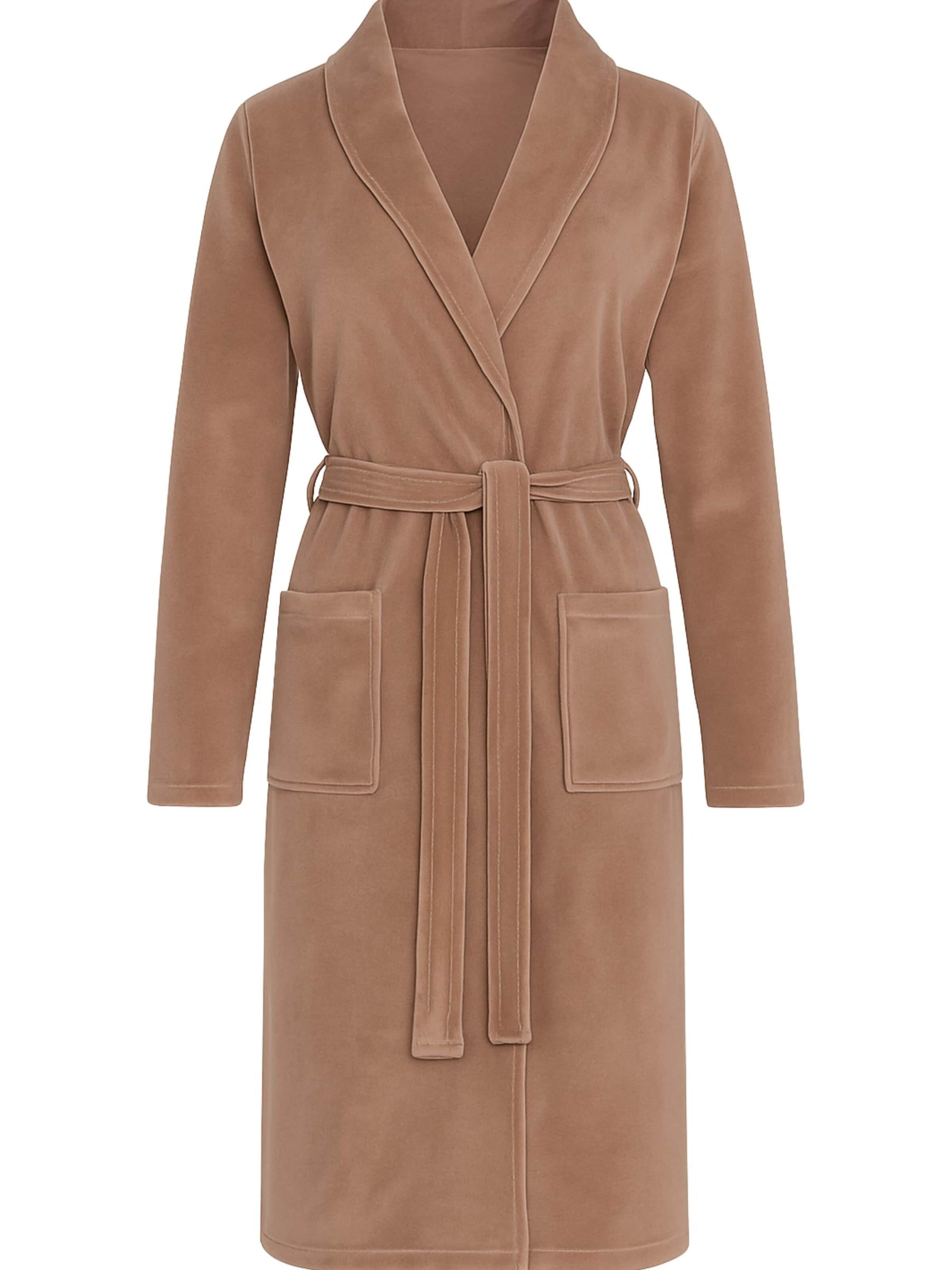 Vivisence Badjas lang  '5022' in Beige