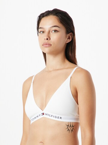 Tommy Hilfiger Underwear Τρίγωνο Σουτιέν σε λευκό: μπροστά