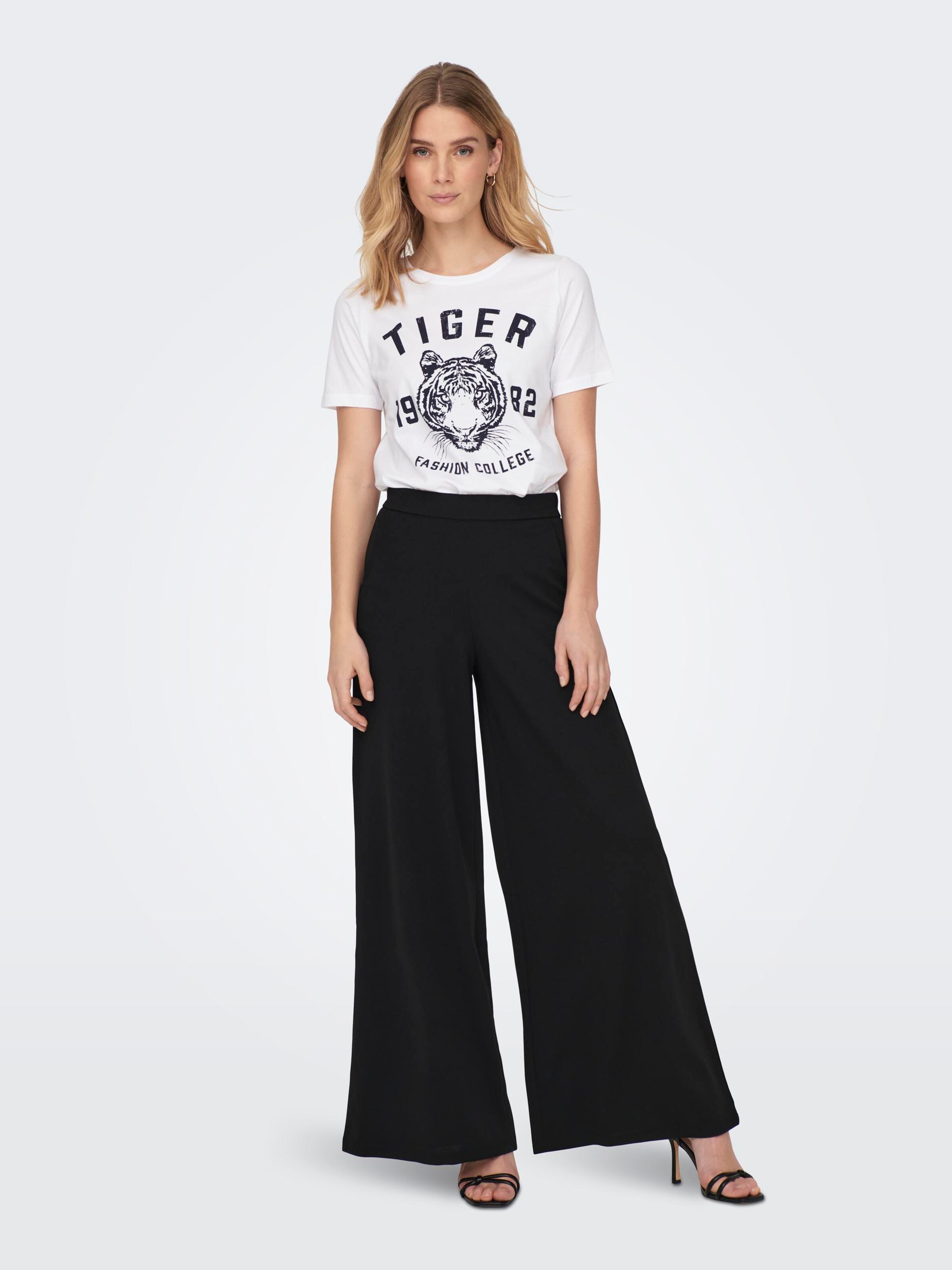 JDY Wide leg Pants in Black | ABOUT YOU