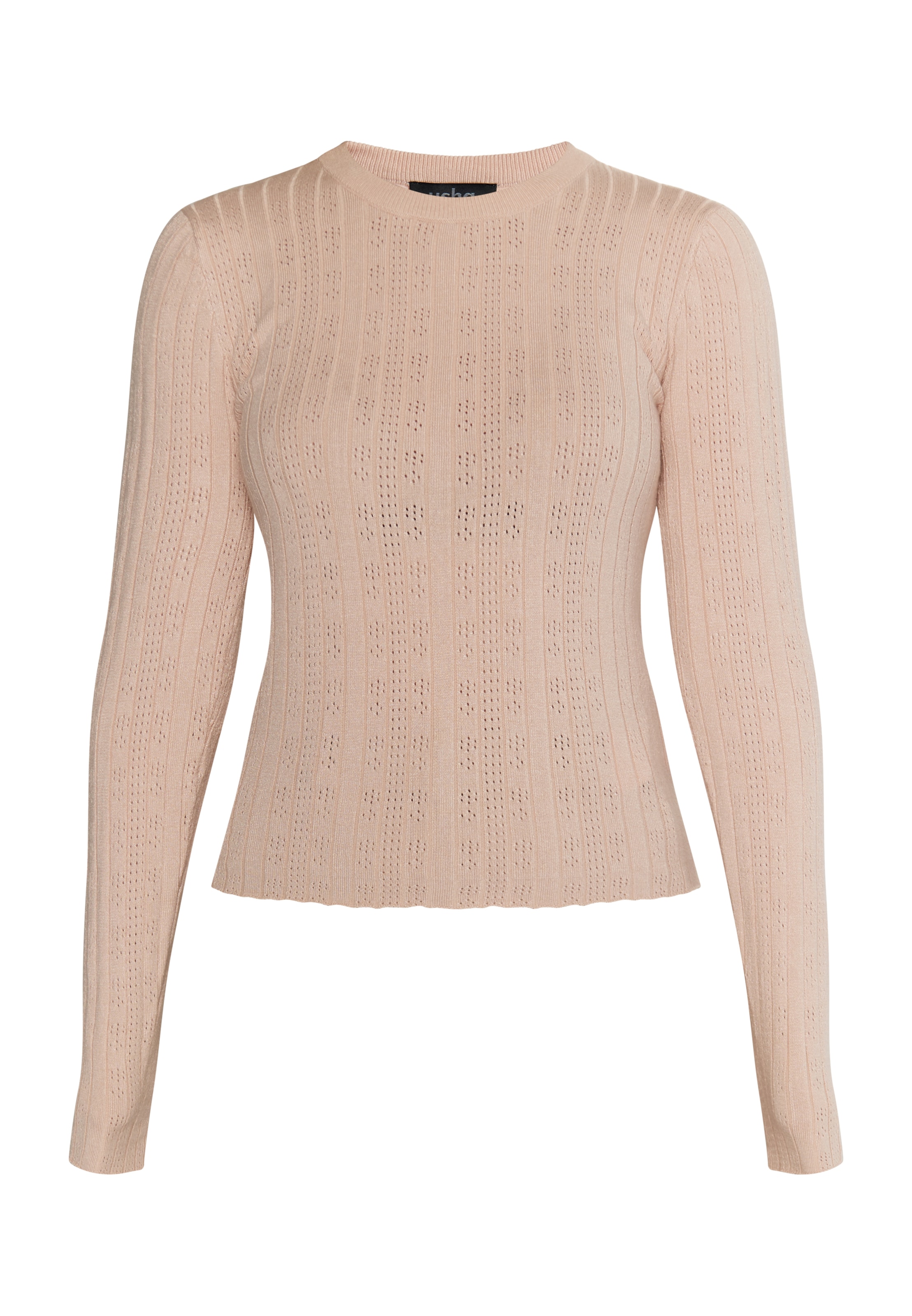 usha BLACK LABEL Свитер 'Nowles' в Ярко-розовый: спереди