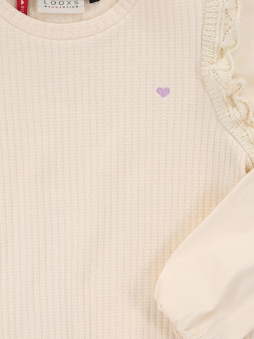 Sweat-shirt Looxs Revolution en blanc
