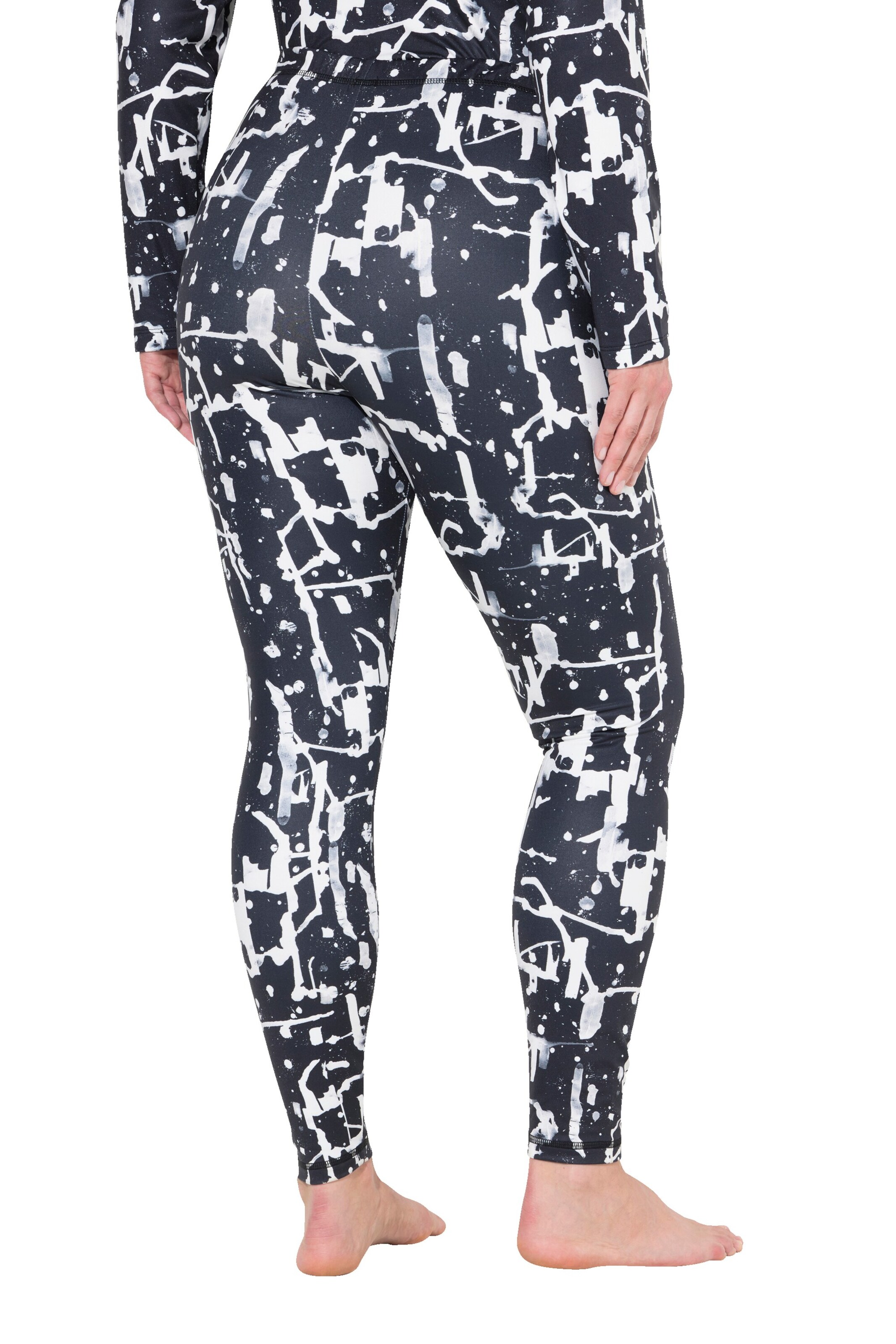 Ulla Popken Skinny Sports trousers in Black