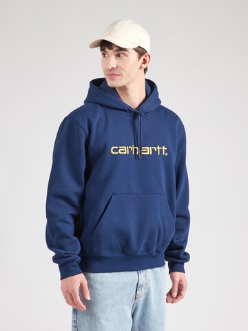 Sweat-shirt Carhartt WIP en bleu : devant