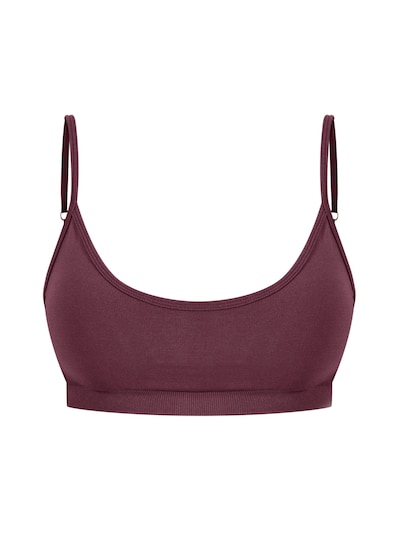 Smilodox Sport BH ' Layne ' in dunkellila, Produktansicht