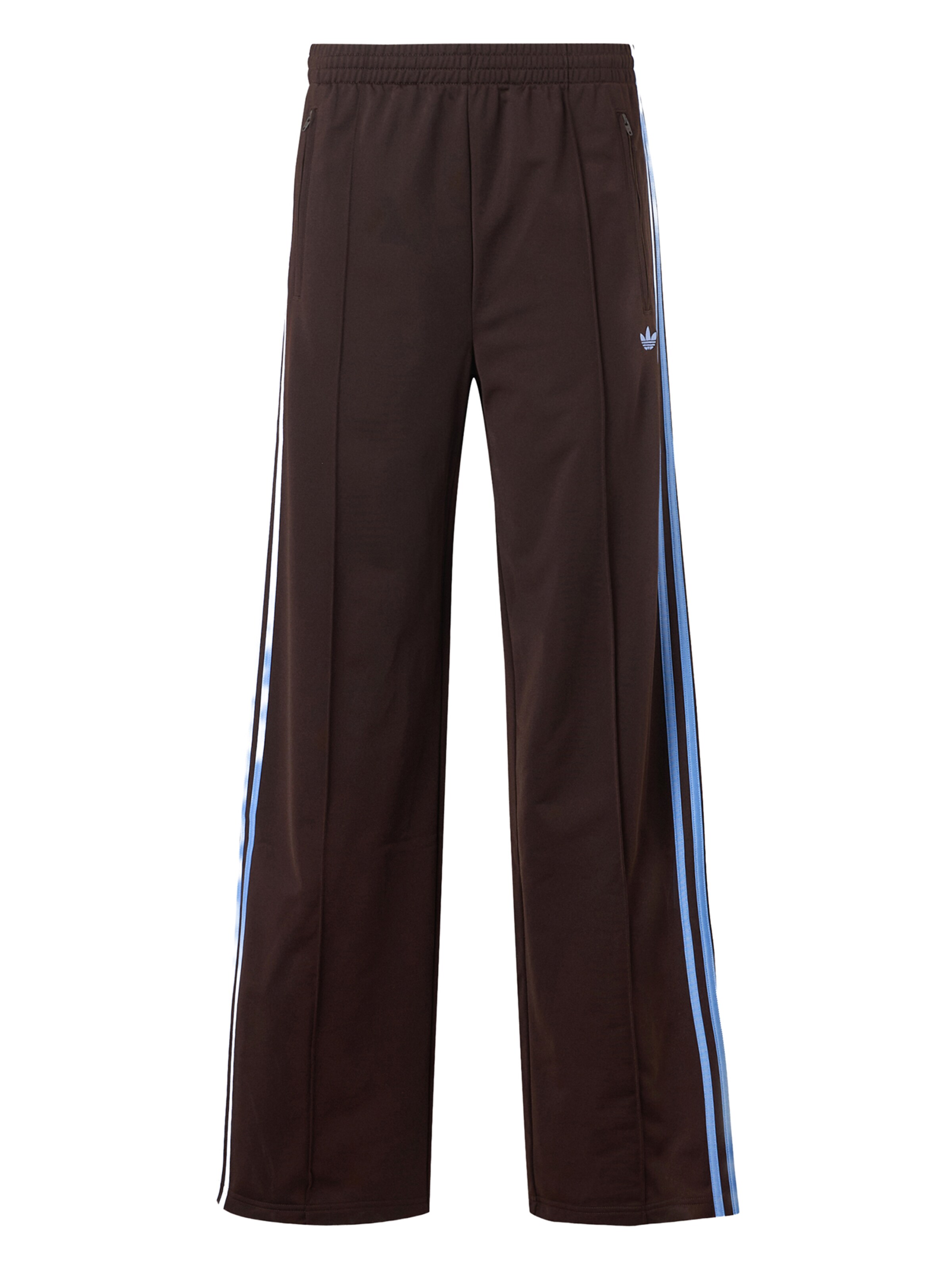 ADIDAS ORIGINALS Hose 'Firebird' in 32/Regular in azur / dunkelbraun, Produktansicht