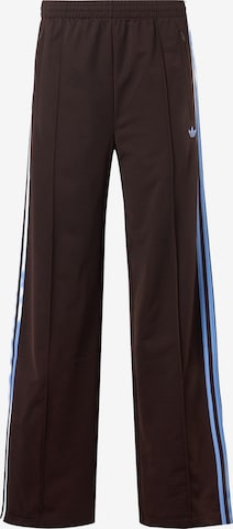 ruda ADIDAS ORIGINALS Plačios klešnės Kelnės 'Firebird': priekis