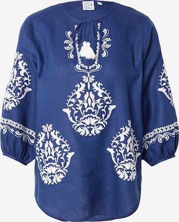 Emily Van Den Bergh Pusero värissä sininen: etupuoli