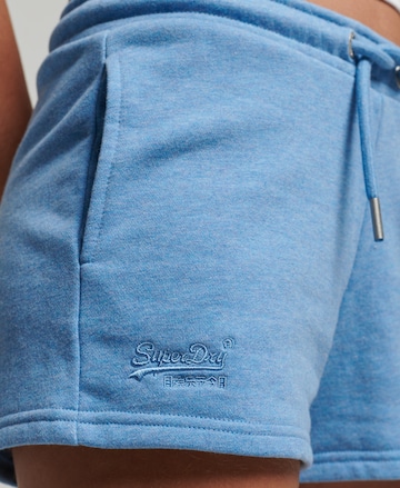 Superdry Regular Broek in Blauw