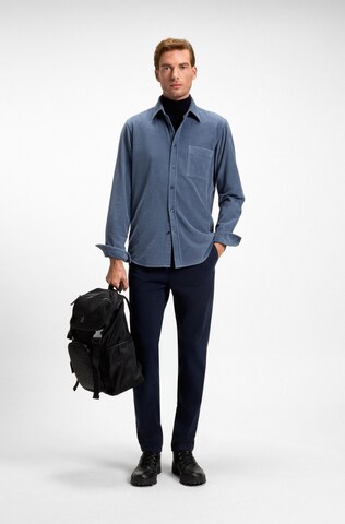 BOSS Orange Regular fit Business Shirt in Blue