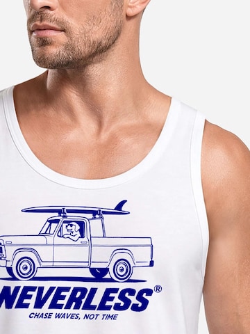 Neverless Shirt 'Surf Dog'‌‌‌‌‌‌ in Weiß