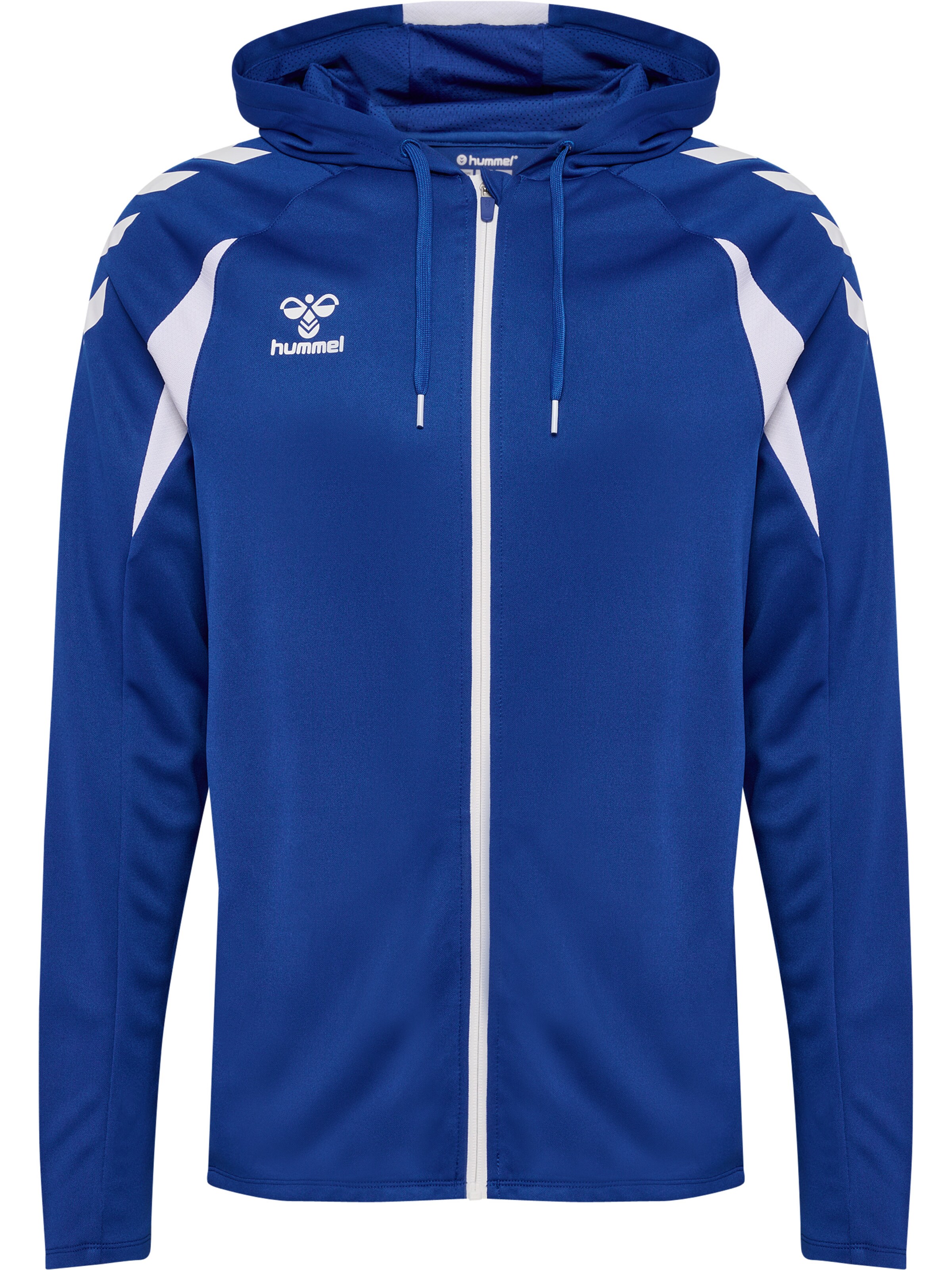 Hummel Sportsweatshirt in Wit: voorkant