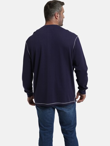 Sweat-shirt Charles Colby en bleu