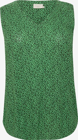 KAFFE CURVE Blouse 'Isma' in Green: front