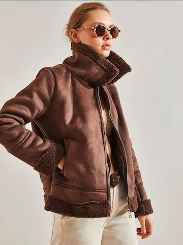 Veste mi-saison Bianco Lucci en marron