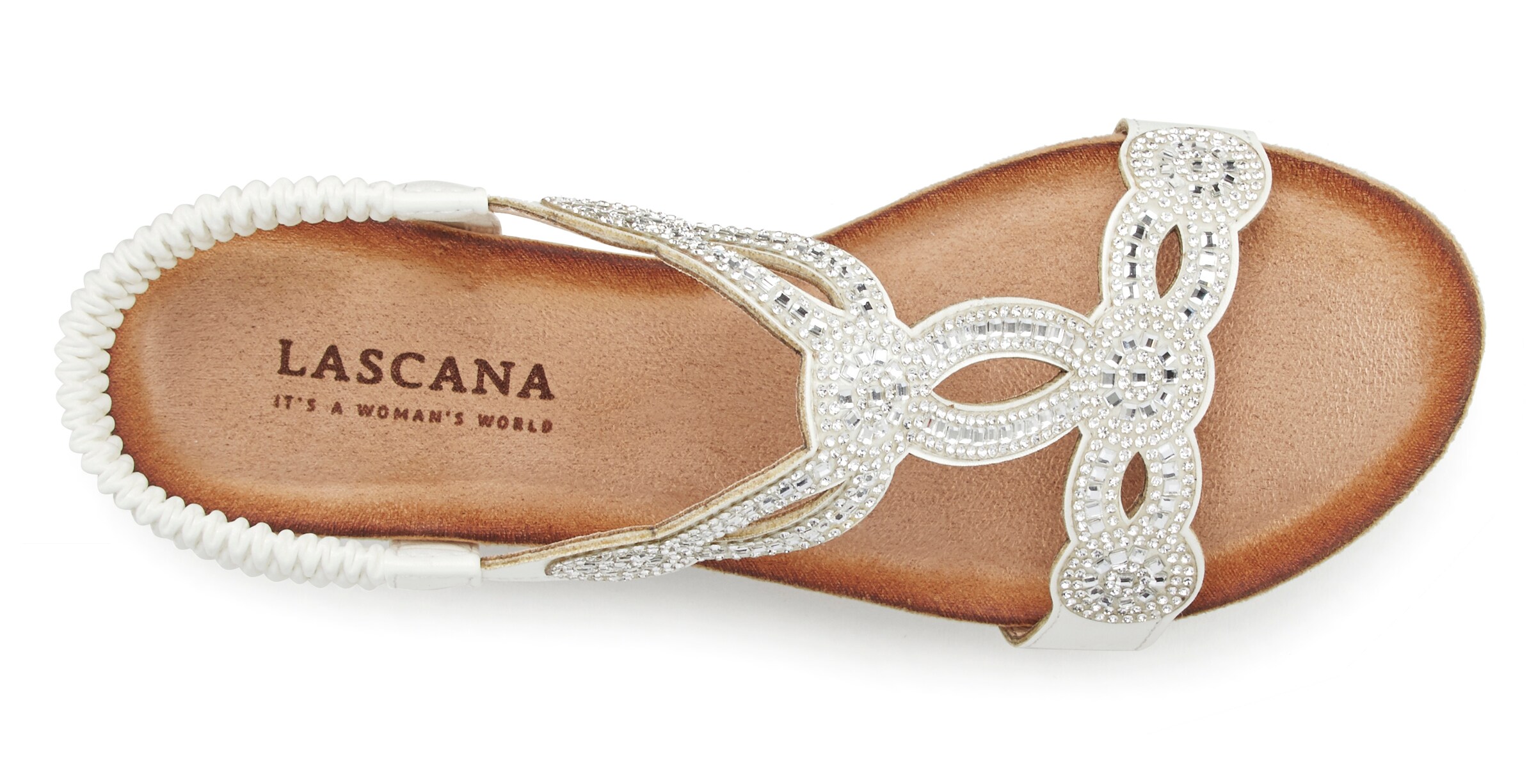 LASCANA Босоножки в Белый