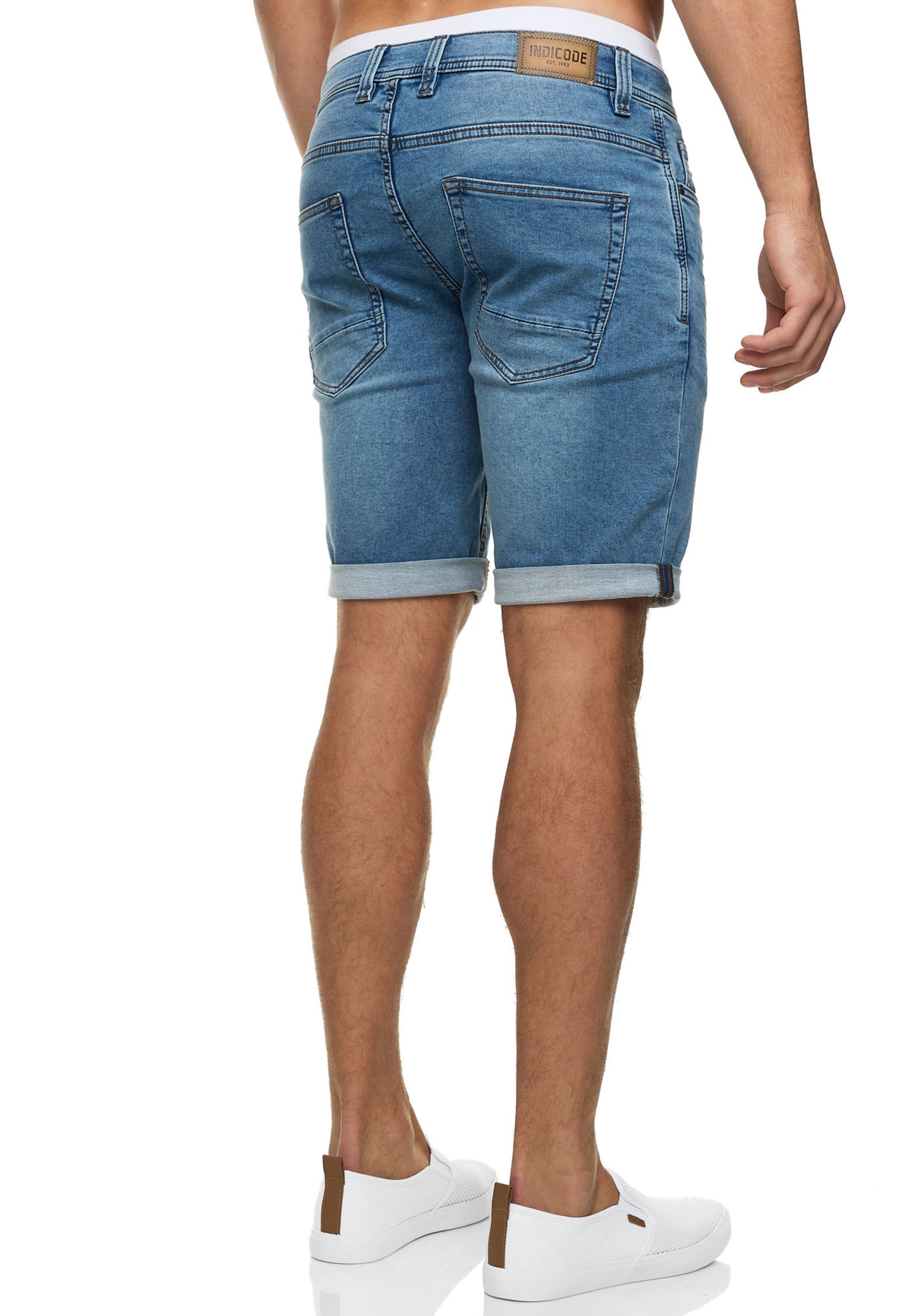 INDICODE JEANS Regular Shorts in Blau