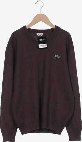 Lacoste Sport Sweater & Cardigan in L in Brown: front