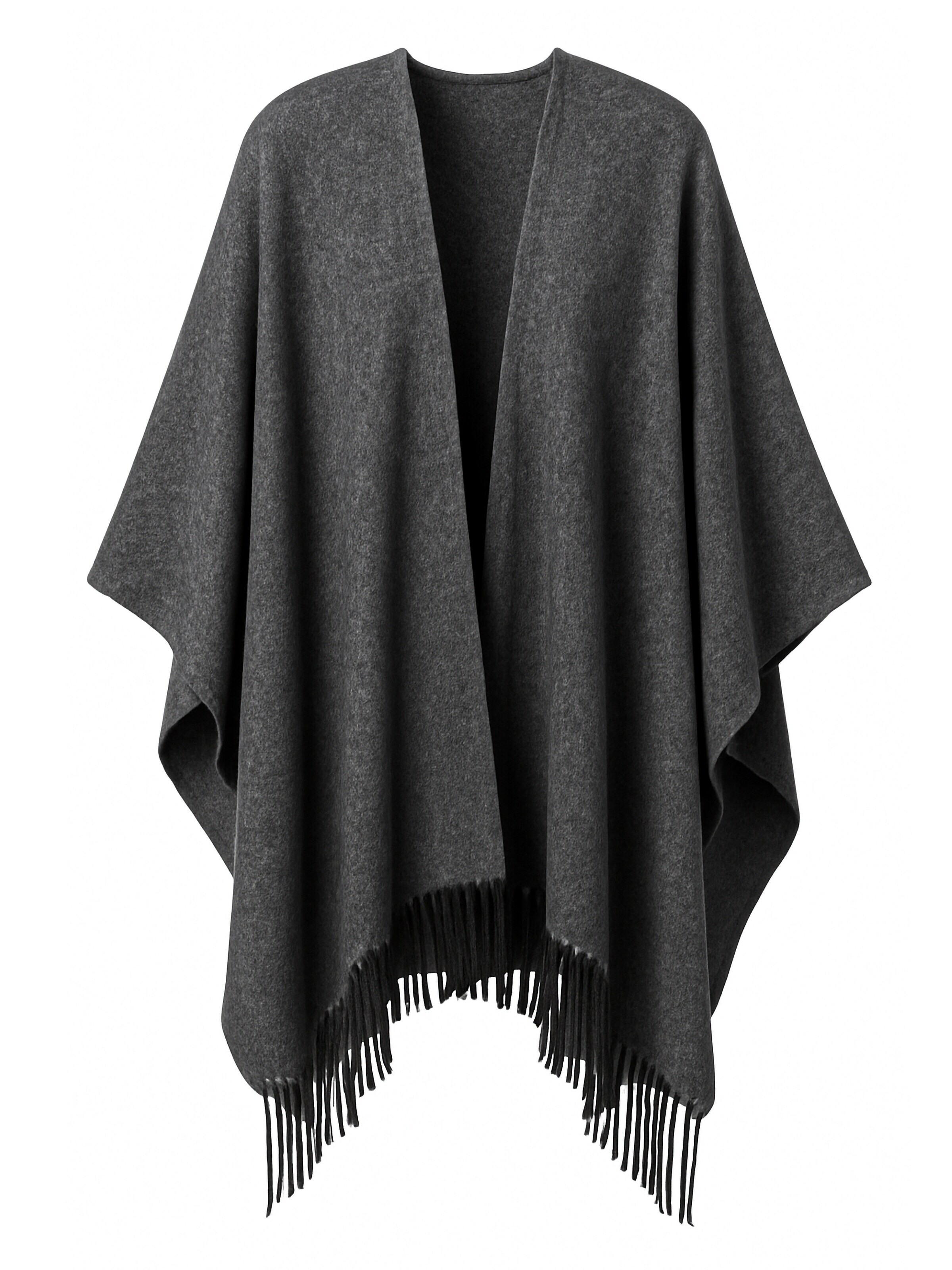 COLLEZIONE ALESSANDRO Cape 'Italia'‌‌‌‌‌‌‌‌‌ in Grau: Vorderseite