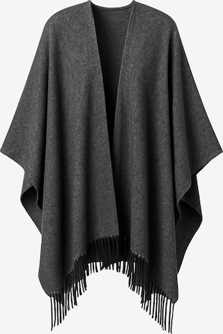 COLLEZIONE ALESSANDRO Cape 'Italia' in Grey: front