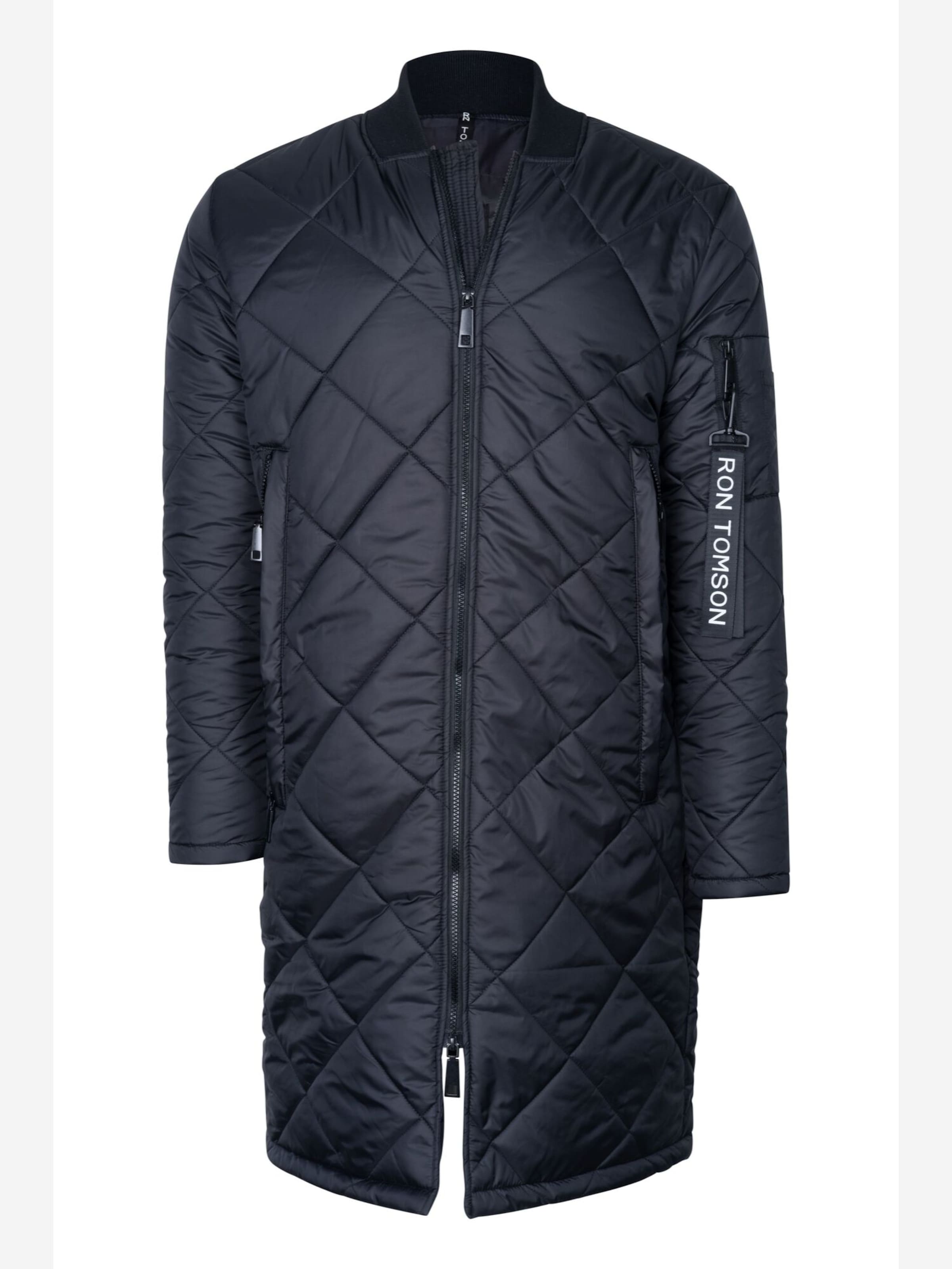 Ron Tomson Wintermantel in Schwarz: Vorderseite