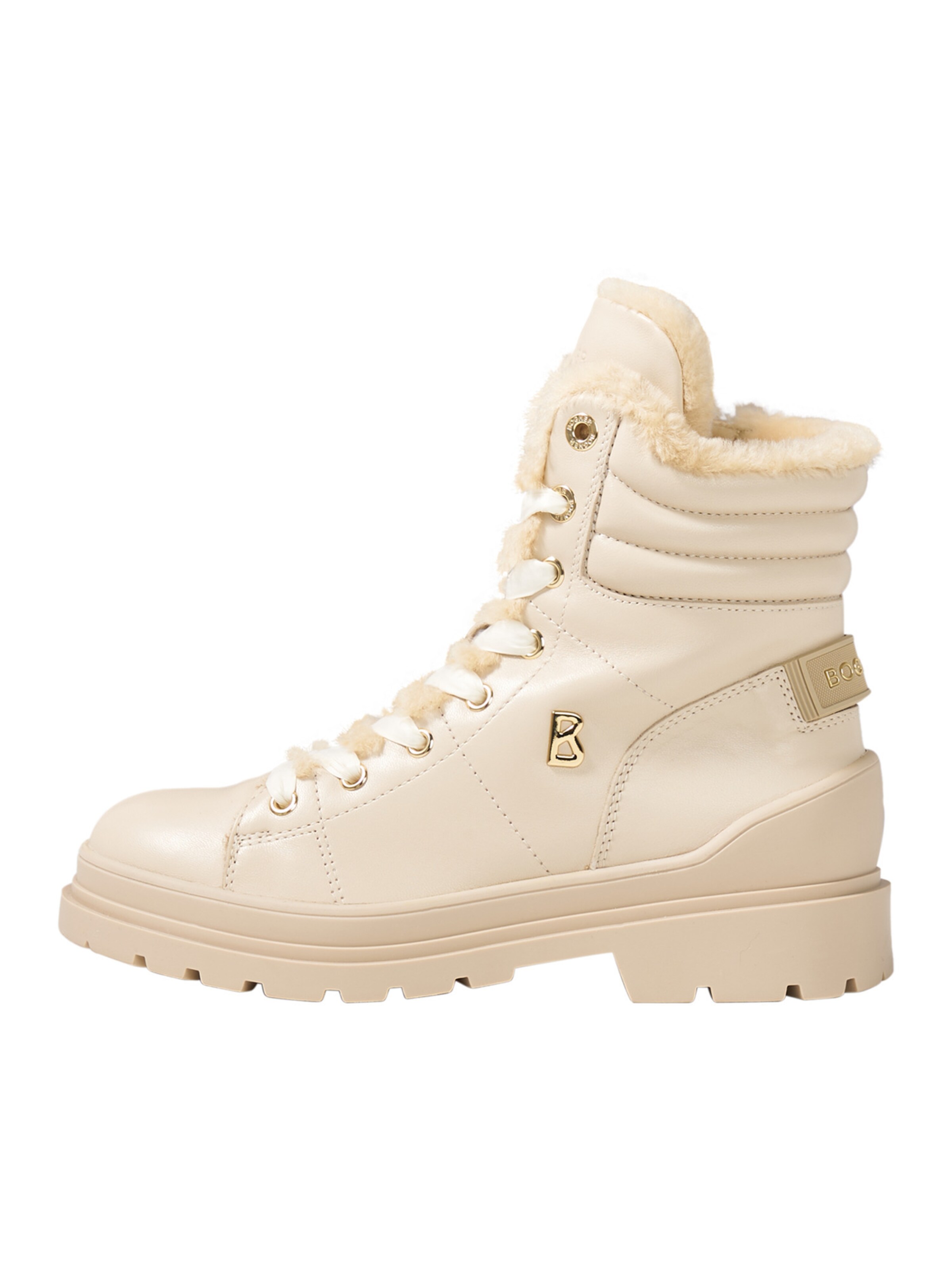 BOGNER Stiefelette in Beige: Vorderseite