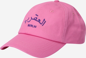 VIERVIER Cap 'Nila' in Pink: front