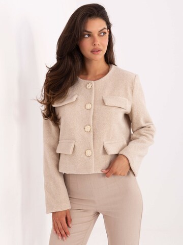 Madnezz House Between-Season Jacket 'FL9586.64' in Beige: front