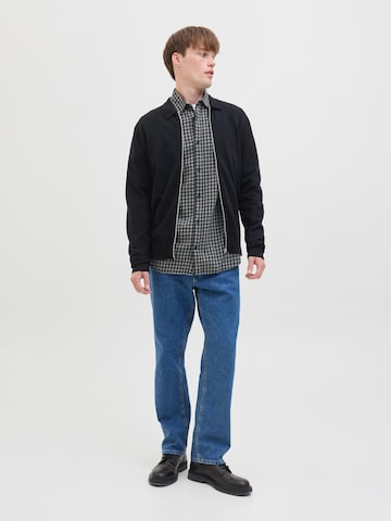 JJ Rebel Regular Fit Skjorte 'JREBINFINTE' i sort