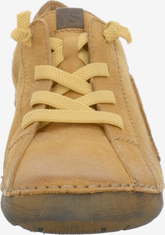 JOSEF SEIBEL Lace-Up Shoes in Yellow