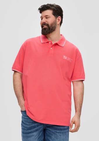 s.Oliver Men Big Sizes Poloshirt in Rot: predná strana