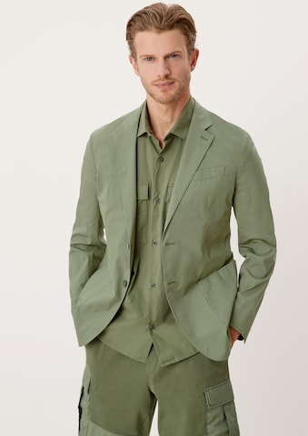 Coupe regular Veste de costume s.Oliver en vert : devant