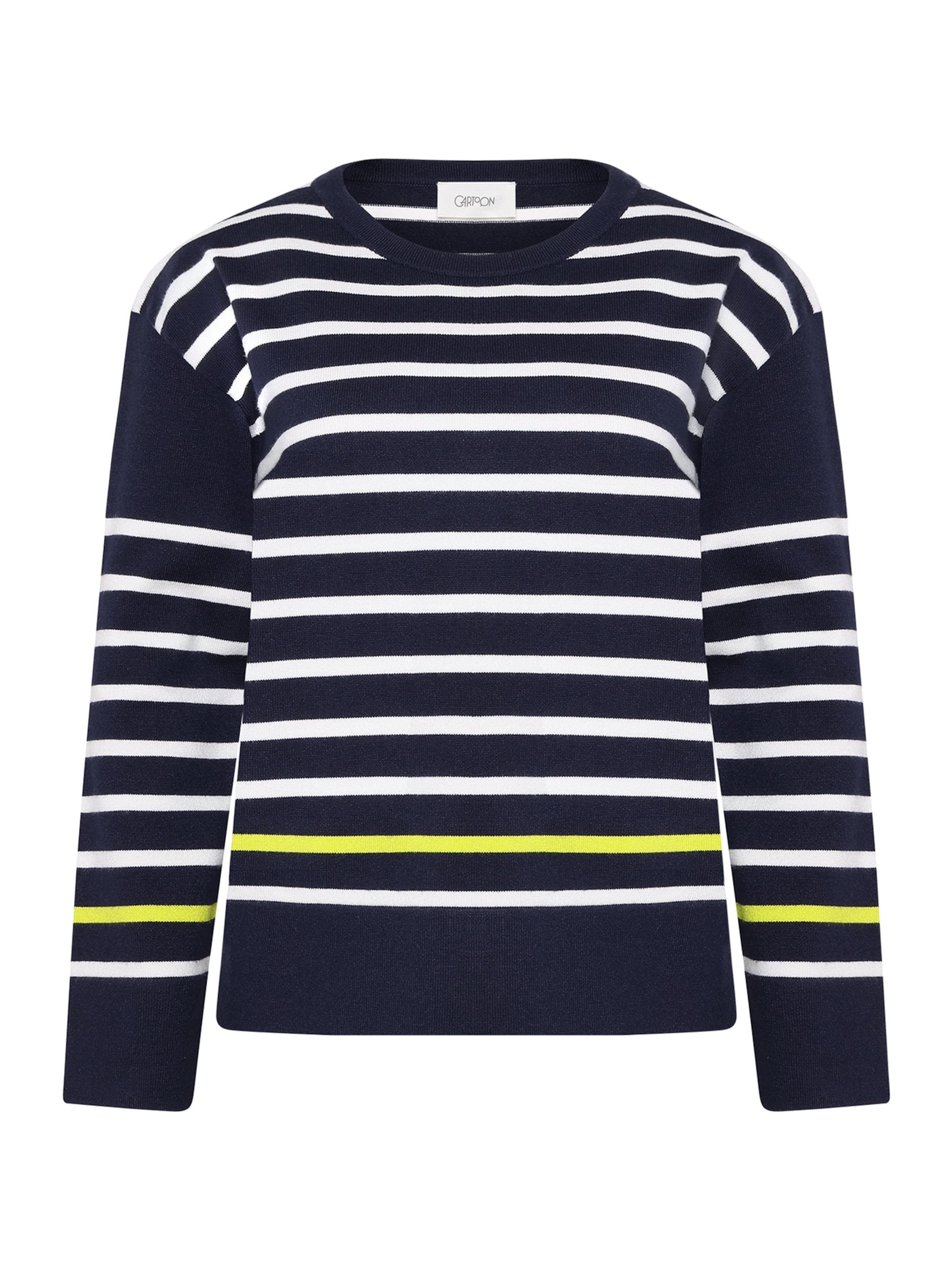 Cartoon Sweater in Blue: front