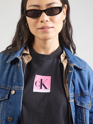 juoda Calvin Klein Jeans Marškinėliai